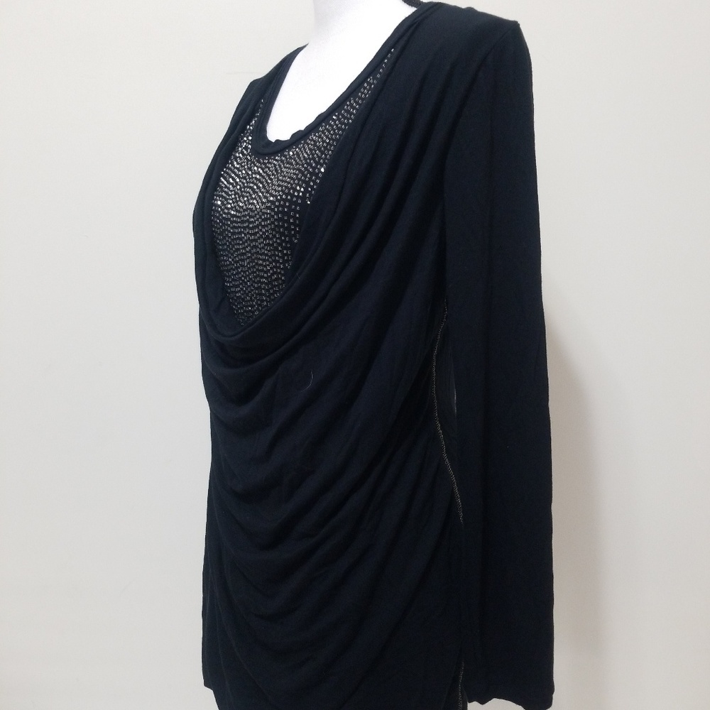 Soft Surroundings M Top Blouse 3/4 Sleeve